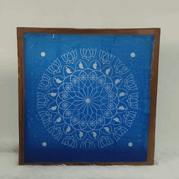 LOTUS FLOWER KOLAM 002/RANGOLI STENCILS