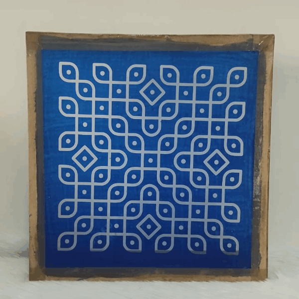 KAMBI / SIKKU -KOLAM 003/RANGOLI DESIGN