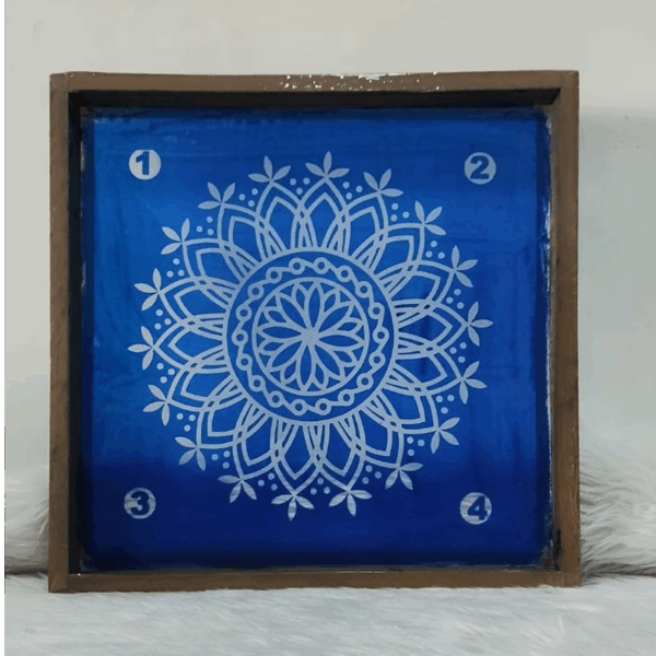FLOWER KOLAM 001/ RANGOLI STENCILS